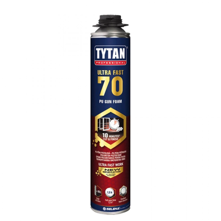 Spuma poliuretanica aplicare pistol 870ml - ULTRA FAST 70
