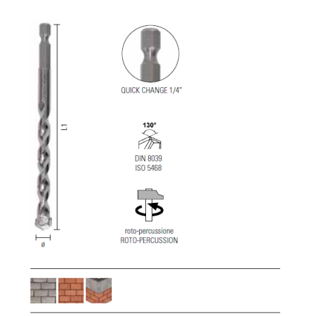 Burghiu 5,50x112x57 pentru metal HSS DIN338N - prindere hexagonala - ONIX G