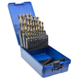 Set 25 burghi pentru metal HSS DIN338N (Ø1 ÷ 13 x 0,5mm) - ONIX 1200