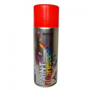 Spray fluorescent, roșu 400 ml - Biodur