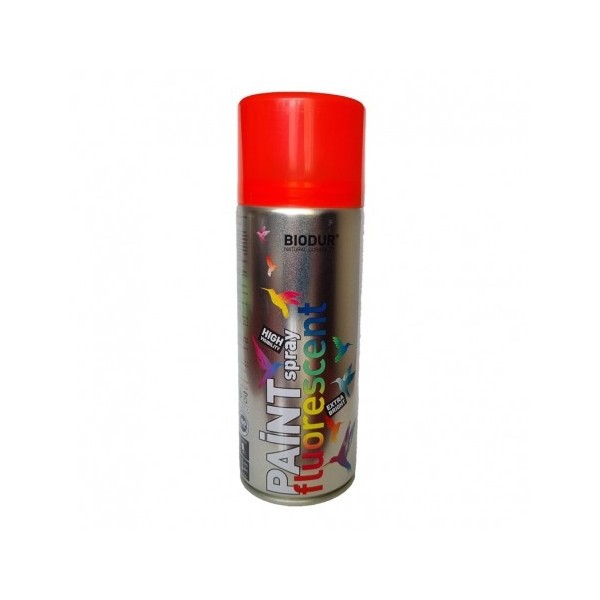 Spray fluorescent, roșu 400 ml - Biodur