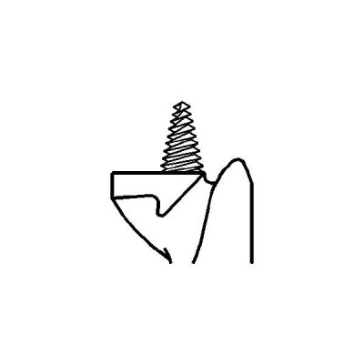 Burghiu 20,00x200mm pentru lemn cu sfredel si prindere SDS + - ONIX S