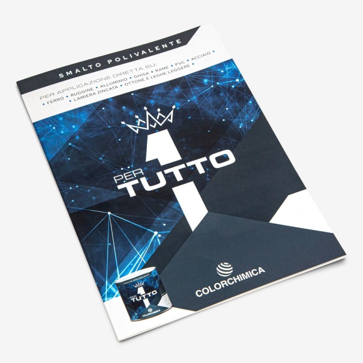 Email universal maro ciocolata RAL8017 lucios 0,75L - 1PER TUTTO