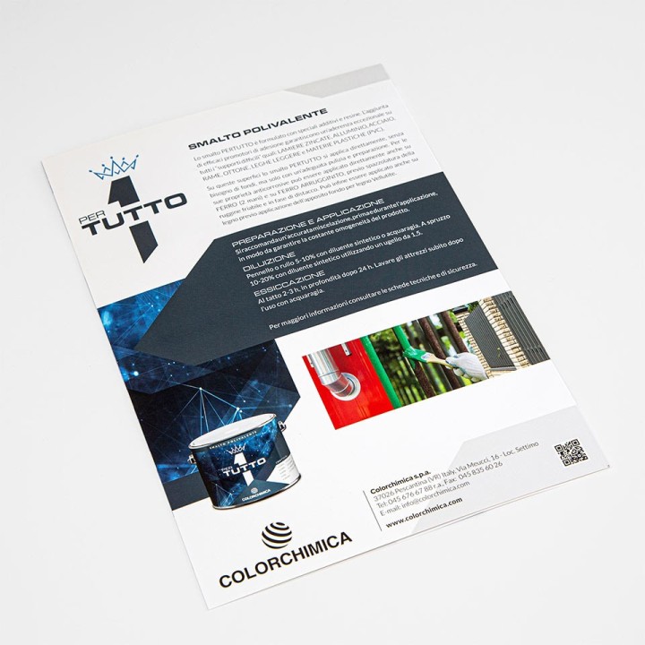 Email universal maro ciocolata RAL8017 lucios 0,75L - 1PER TUTTO