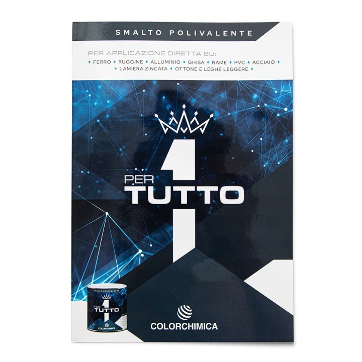 Email universal maro ciocolata RAL8017 lucios 0,75L - 1PER TUTTO