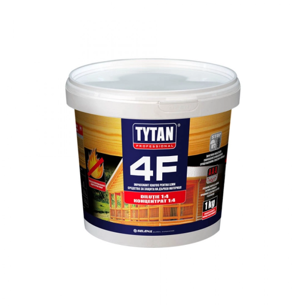 Inpregnant ingnifug pentru lemn, 20kg, 4F - TYTAN PROFESSIONAL