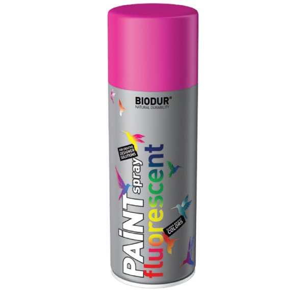 Spray fluorescent, roz 400 ml - Biodur