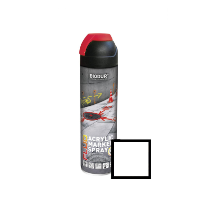 Spray pentru marcaj constructii, roșu. 500ml - Biodur