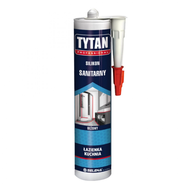 Silicon sanitar, transparent, 280ml - Tytan professional