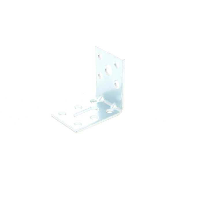 Vinclu de îmbinare perforat zincat 80x80x80x2mm - ALLFERRO FIX