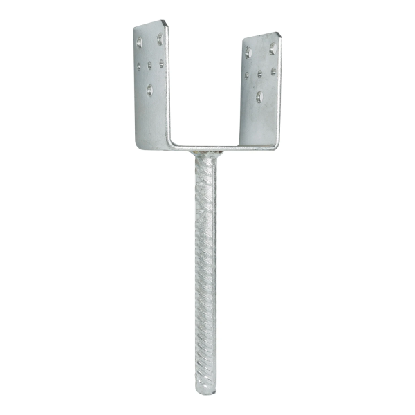 Papuc reazem zincat cu tijă 140x60x125x4mm - ALLFERRO FIX