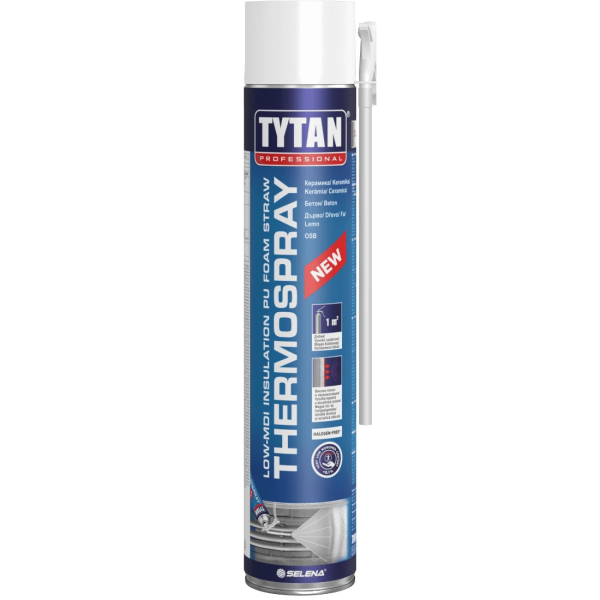 Spumă Termoizolantă Pulverizabilă, manuală 700ml - THERMOSPRAY