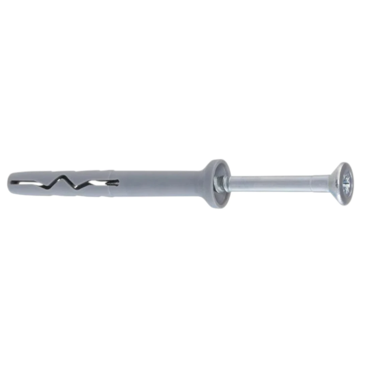 Diblu cu guler cu surub 6x60, prin bataie (100 buc/cutie) - ALLFERO FIX