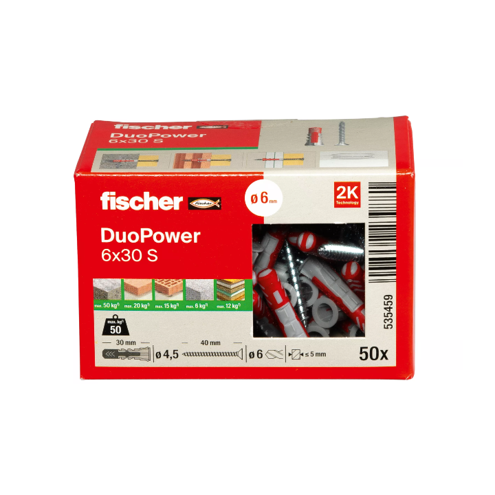 Diblu 8x65mm universal nylon cu surub - DUOPOWER SLD