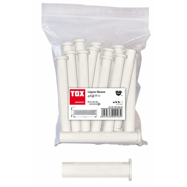 Diblu manșon perforat ancora chimica 12x80mm (20buc/punga) - TOX