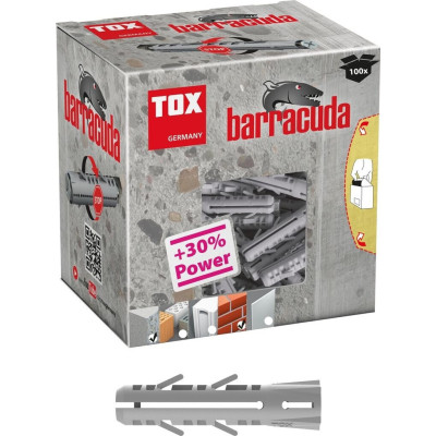 Diblu de expansiune 6x30 (100 buc/cutie) - TOX Barracuda