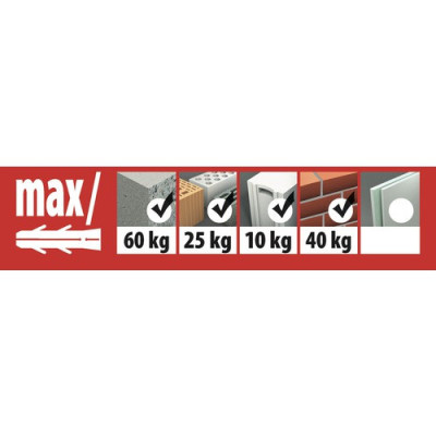 Diblu de uz general 8x51 (100/cutie) - TOX TRIKA