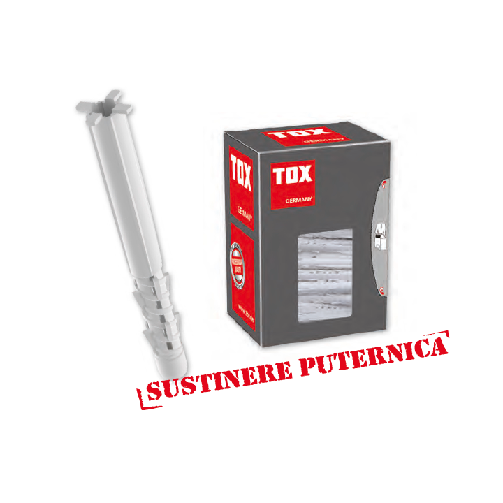 Diblu pentru susținere puternică 6x65 (50 buc/cutie ) -  TOX TETRAFIX XL