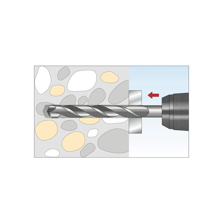 Ancore cu șurub 10x120 mm pentru rame/tocuri (25 buc/cutie)- TOX APOLLO KB