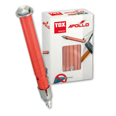 Ancore cu șurub 10x120 mm pentru rame/tocuri (25 buc/cutie)- TOX APOLLO KB