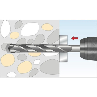 Ancore cu șurub 10x140 mm pentru rame/tocuri (25 buc/cutie)- TOX APOLLO KB
