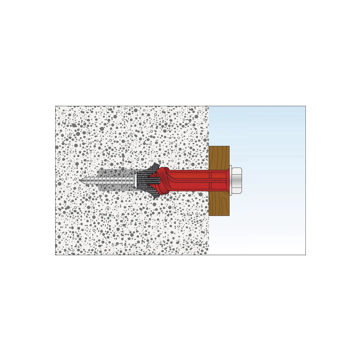 Ancore cu șurub 10x160 mm pentru rame/tocuri (25 buc/cutie)- TOX APOLLO KB
