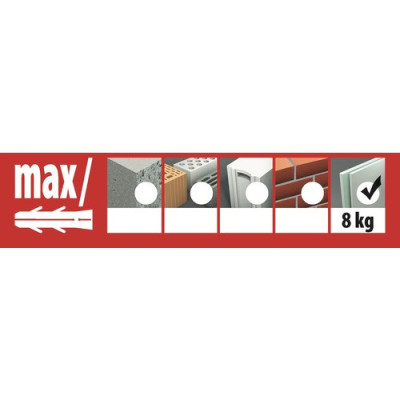 Diblu autoperforant pentru gips carton (70buc/borcan) - TOX SPIRAL GDK32