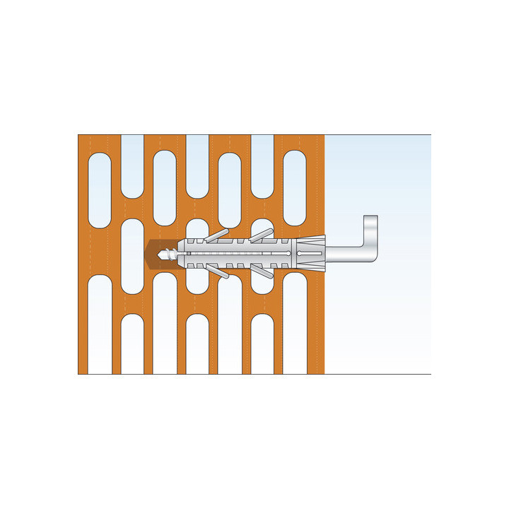 Diblu 8x40 cu surub L 5x75 (20buc/borcan) - TOX PIRAT BARBOSSA