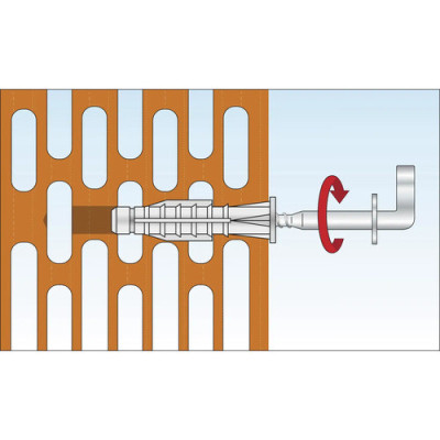 Diblu 6x41 cu șurub L crestat 4x70 (20buc/borcan) - TOX DECO
