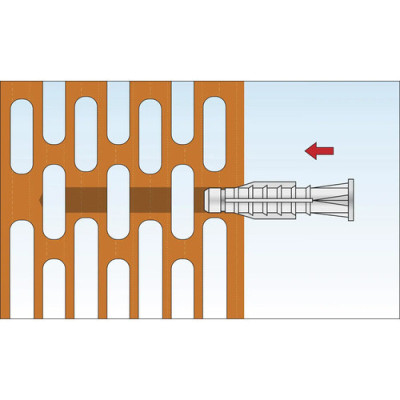 Diblu 6x41 cu șurub L crestat 4x70 (20buc/borcan) - TOX DECO
