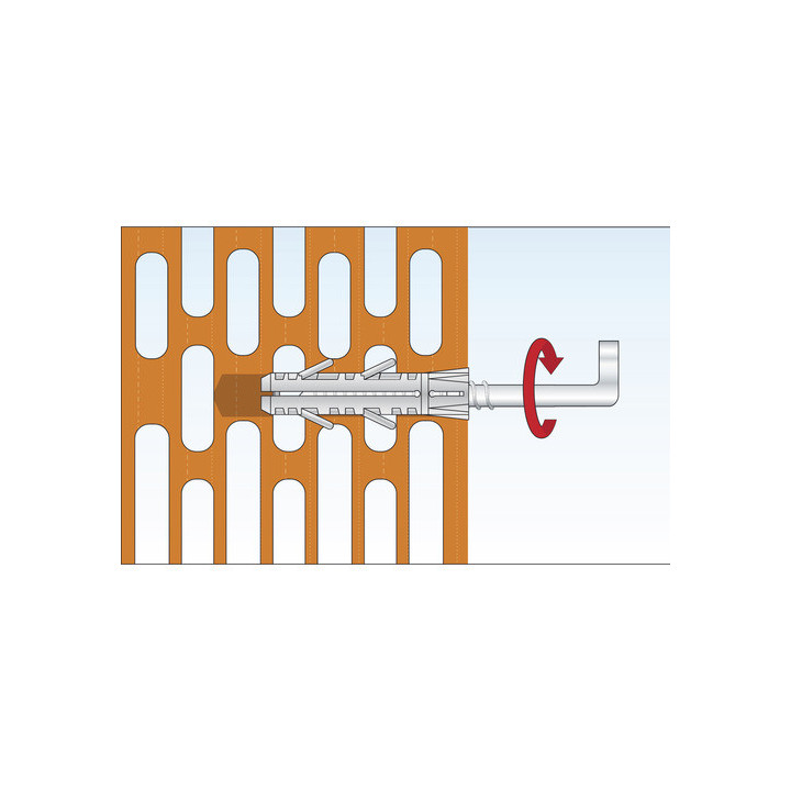 Diblu 8x40 cu șurub tip L 5x60 (20buc/borcan) - TOX PIRAT BARBOSSA