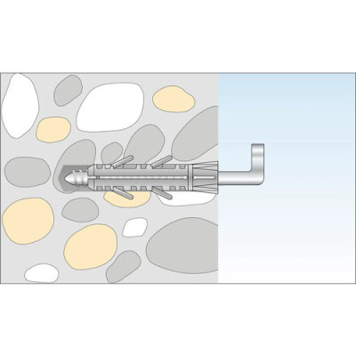 Diblu 8x40 cu șurub tip L 5x60 (20buc/borcan) - TOX PIRAT BARBOSSA