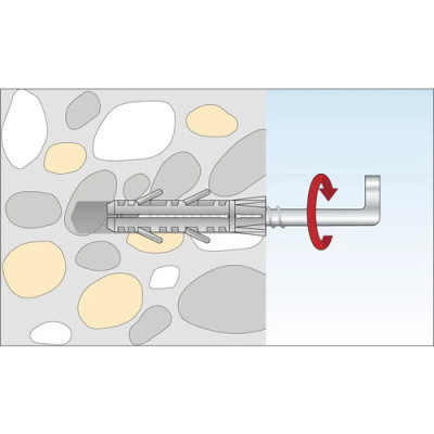 Diblu 8x40 cu șurub tip L 5x60 (20buc/borcan) - TOX PIRAT BARBOSSA