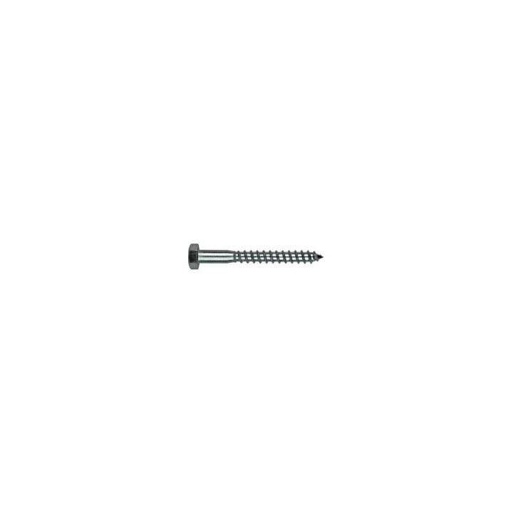 Șurub DIN571 pentru lemn cap hexagonal 8*60 - BoltFIX