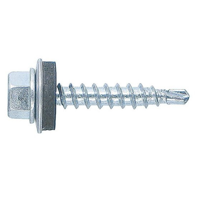 Șurub autoforant 4,8x25mm zincat  pentru fixarea tablelor pe substraturi de oțel (250 buc/cutie) - BoltFIX