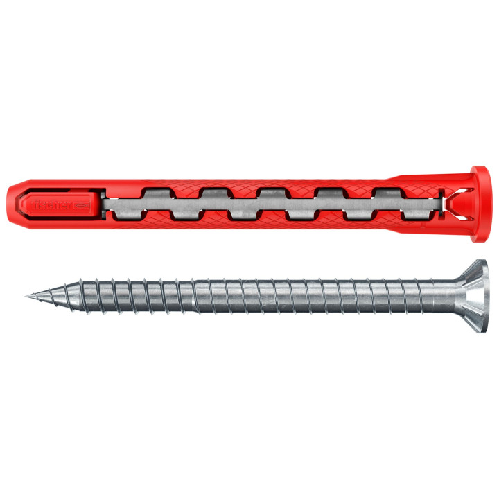 Diblu universal din nylon si metal, cu surub CI, 10 x 90 mm - Fischer HybridPower FUS