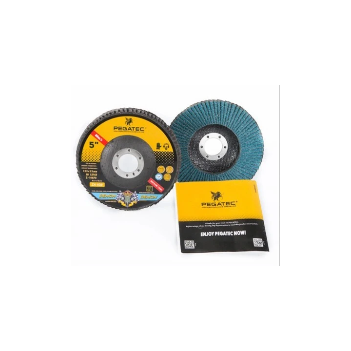 Disc lamelar inox 125x22mm P100- PEGATEC