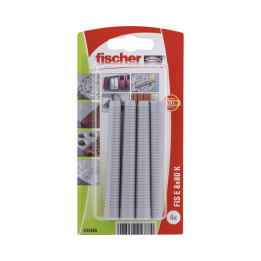 Dibluri plastic pentru mortar chimic Fischer FIS-E 8x80 mm, 4 bucati