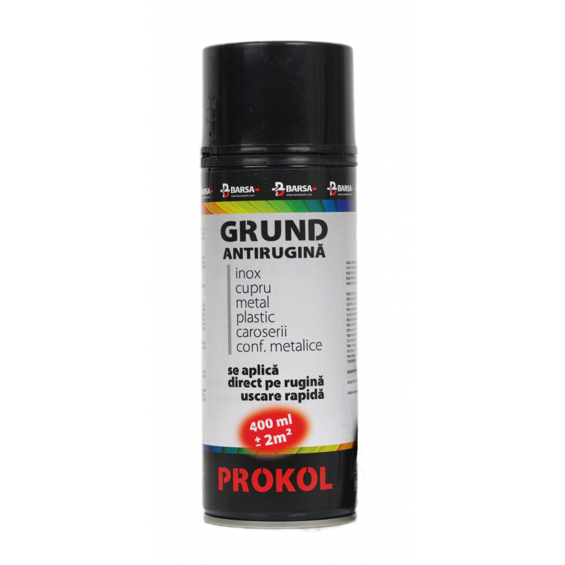Grund spray roșu oxid antirugină 400ml - PROKOL