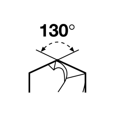 Burghiu 3,00x61x33mm pentru metal HSS DIN338N - ONIX 1200