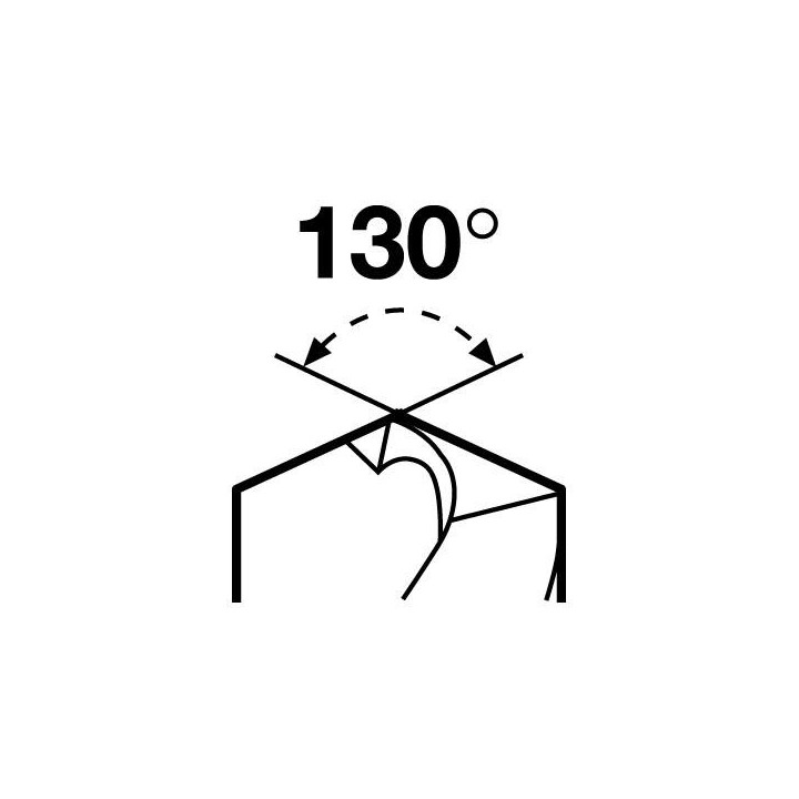 Burghiu Cobalt 1,00x34x12mm pentru metal HSS DIN338N - ONIX K