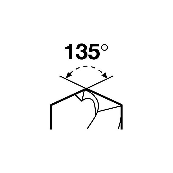 Burghiu 1,00x34x12mm pentru metal HSS DIN338N - ONIX G